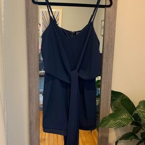 Navy blue romper